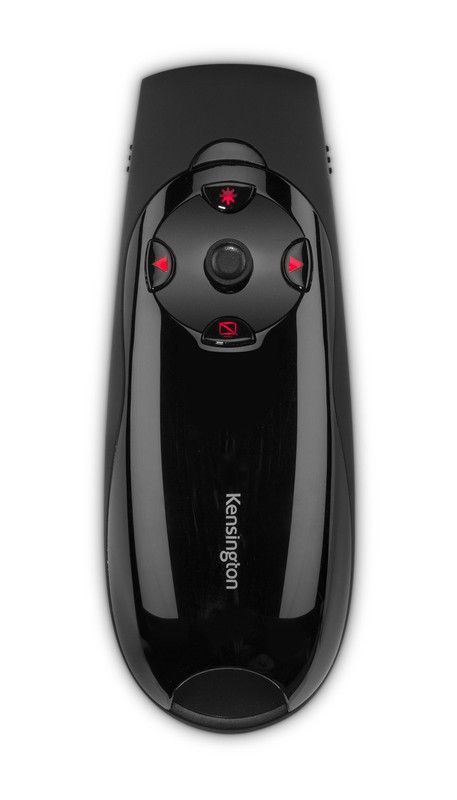 Apresentador sem fio especialista com ponteiro laser vermelho e controle de cursor
