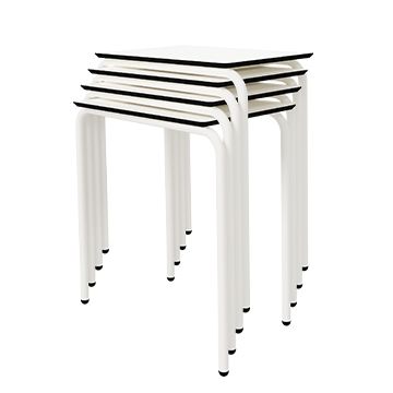 Bureau empilable PILE mesurant 65 x 45 cm. Trois tailles