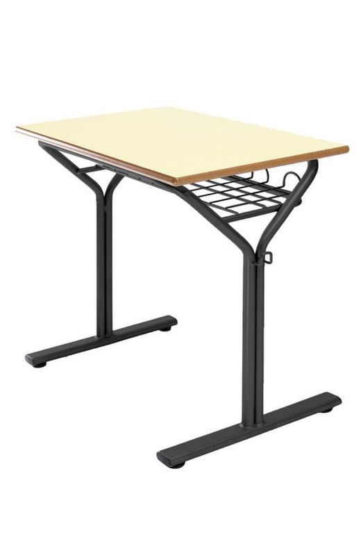 Bureau aux dimensions de 60 x 50 cm et tiroir à grille, 3 hauteurs au choix