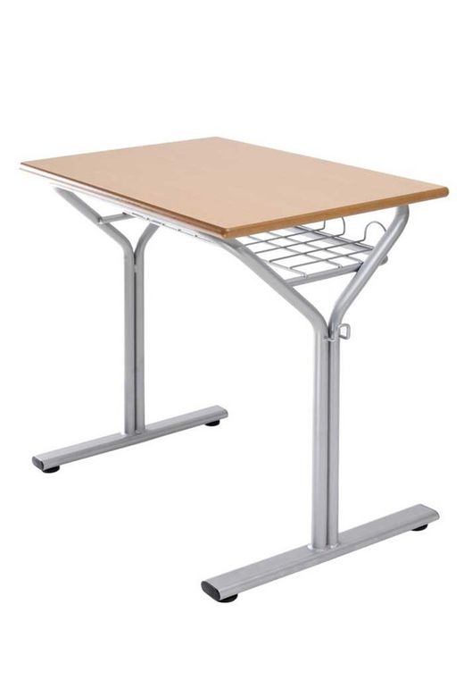 Bureau aux dimensions de 60 x 50 cm et tiroir à grille, 3 hauteurs au choix