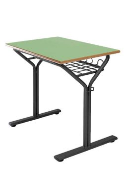 Bureau aux dimensions 60x40 cm et tiroir en filet, 4 hauteurs au choix