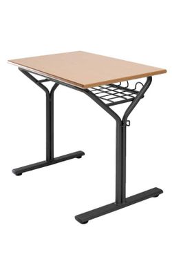 Bureau aux dimensions 60x40 cm et tiroir en filet, 4 hauteurs au choix