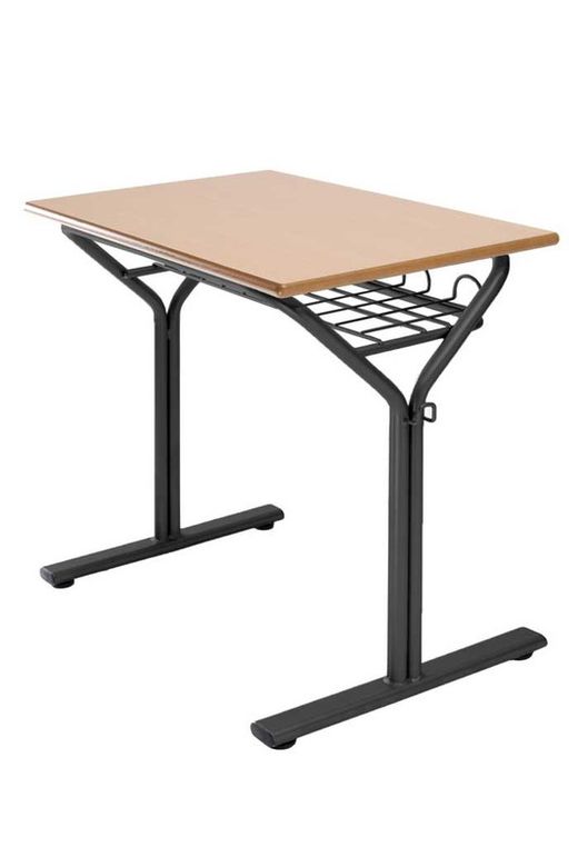 Bureau aux dimensions 60x40 cm et tiroir en filet, 4 hauteurs au choix