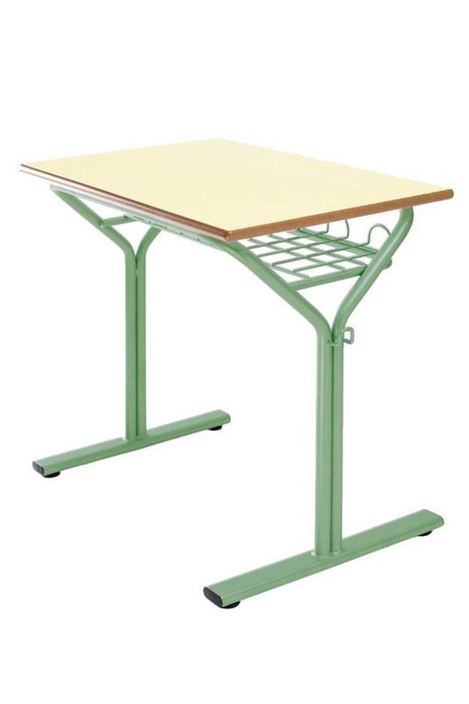 Bureau de 70 x 50 cm et tiroir à grille, 2 hauteurs au choix