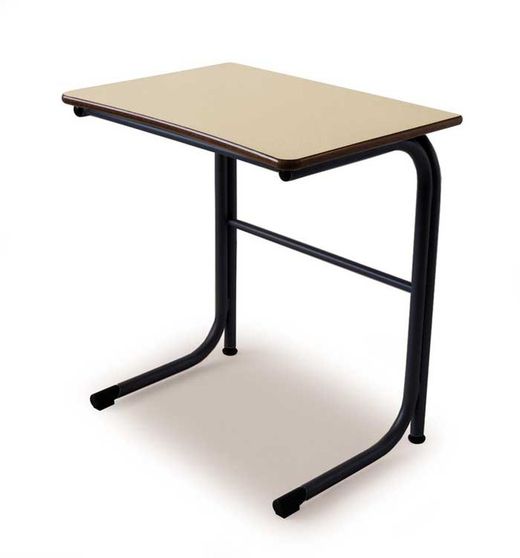 Bureau design moderne avec grille verticale et dimensions de 70 x 50 cm