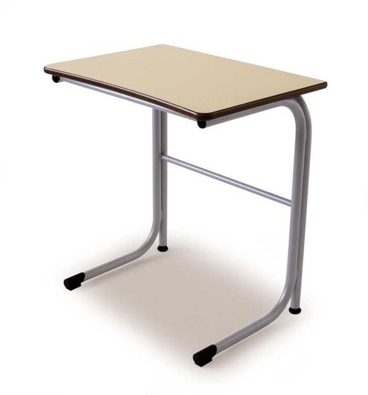 Bureau design moderne avec grille verticale et dimensions de 70 x 50 cm