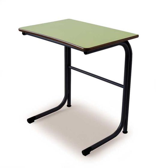 Bureau design moderne avec grille verticale et dimensions de 70 x 50 cm