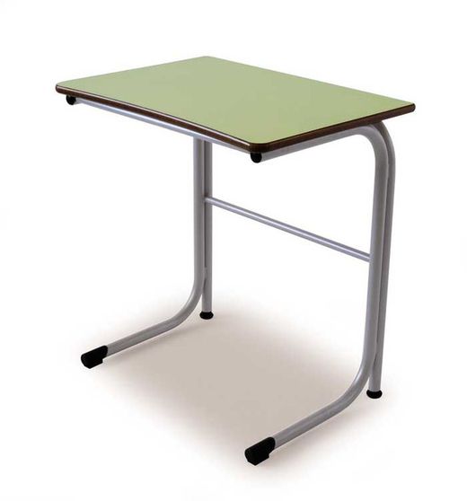 Bureau design moderne avec grille verticale et dimensions de 70 x 50 cm