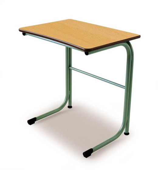 Bureau design moderne avec grille verticale et dimensions de 70 x 50 cm