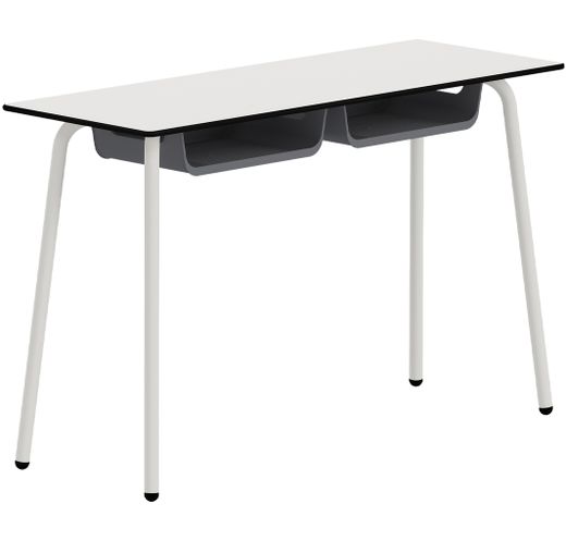 Bureau TWO bureau de 120 x 45 cm. Trois tailles