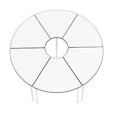 Bureau PAR mesurant 78 x 62 cm. Trois tailles