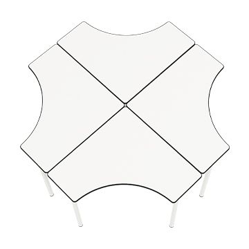 Mesa SHARP 90 x 62 cm. Três tamanhos