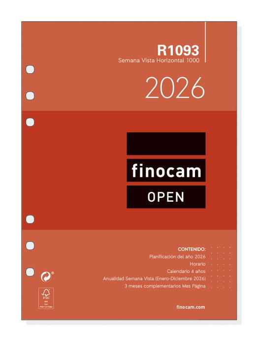 R1093 Recambio Anual.1000 Semana Vista Horizontal 2026
