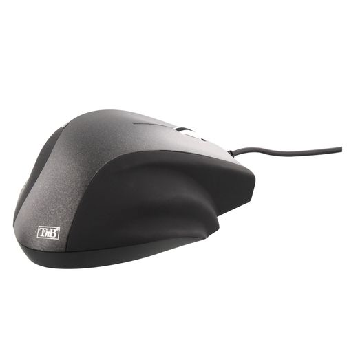 Ratón ergonómico con cable - 6 botones