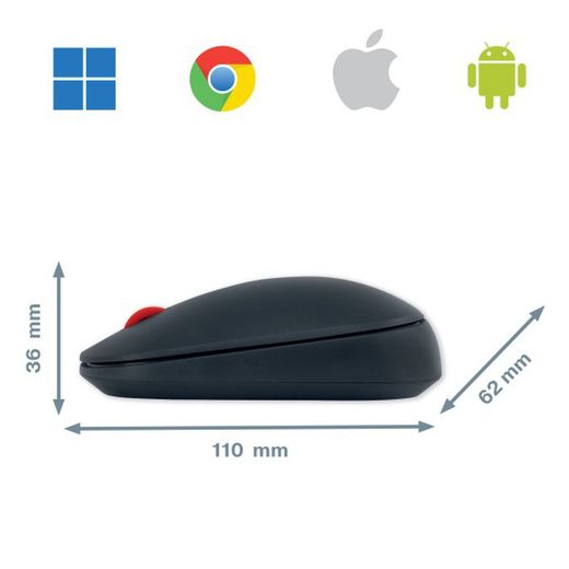 Souris sans fil double confortable Leitz
