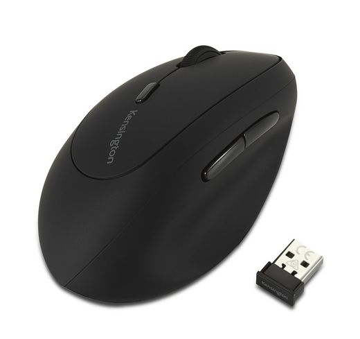 Ratón óptico Kensington Pro Fit™ Ergo para zurdos, negro