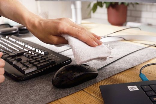 Souris optique filaire lavable Kensington Pro Fit®, noire