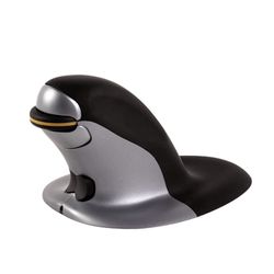 Souris verticale ambidextre sans fil Penguin