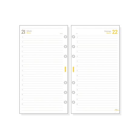Recambio anual Classic  2027 1 Dia Página 94x171mm
