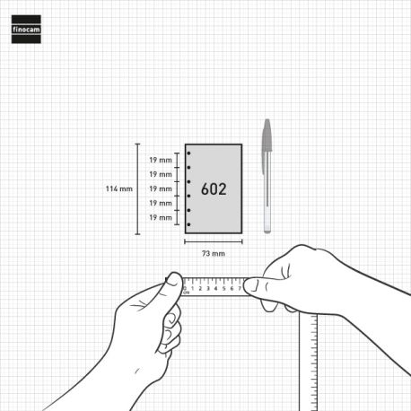 Recambio anual Classic  2027 Semana Vista Horizontal 73x114mm