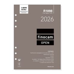 Recambio anual open 2027 1 Dia Página 155x215mm