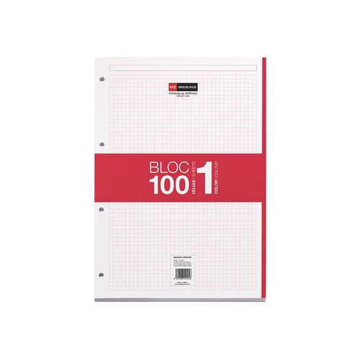 Bloco de notas de reposição din a4 de 100 folhas