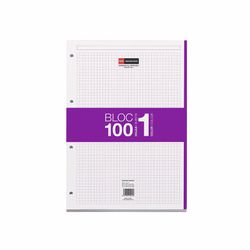 Bloco de notas de reposição din a4 de 100 folhas