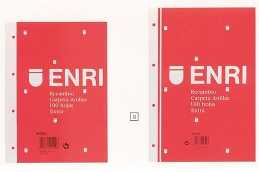 Lames de rechange enri. 2 tailles et 5 rayures