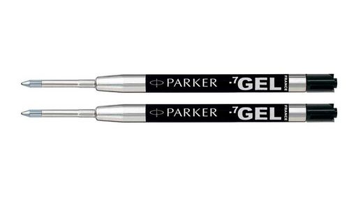 Recarga de tinta gel média para canetas parker