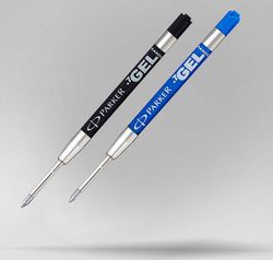 Recarga de tinta gel média para canetas parker
