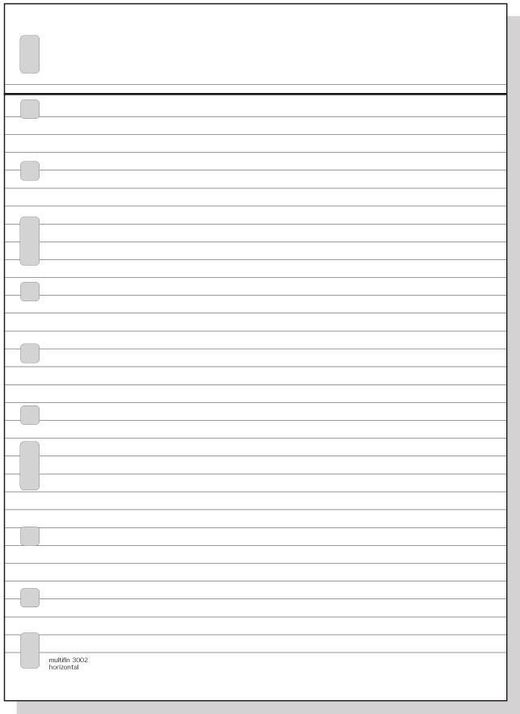 Recharges multi-usages sur papier 90 grammes