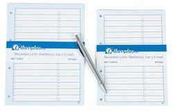 Peças de reposição para listas telefônicas