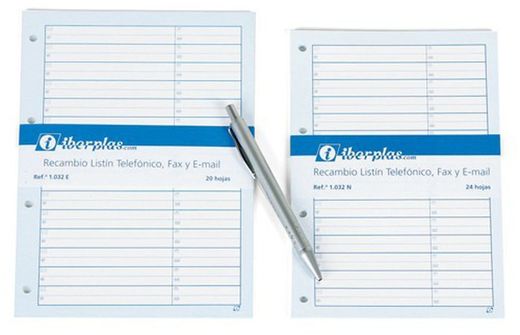 Peças de reposição para listas telefônicas