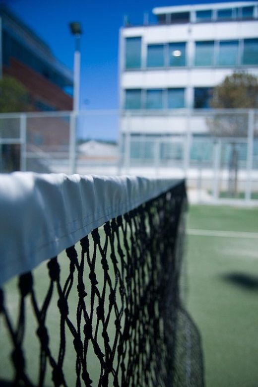 Rede de padel de malha dupla completa