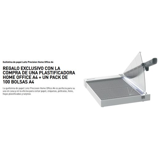 Home Office ILAM A4 + bolsas = Regalo guillotina Leitz Home Office A4