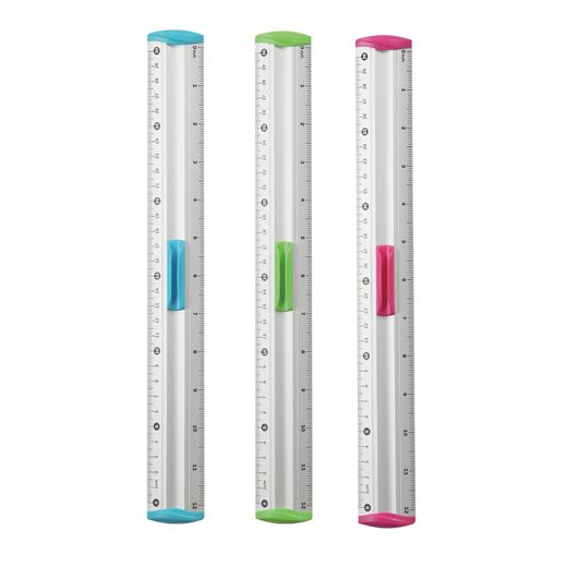 Regla Aluminio 30 cm.