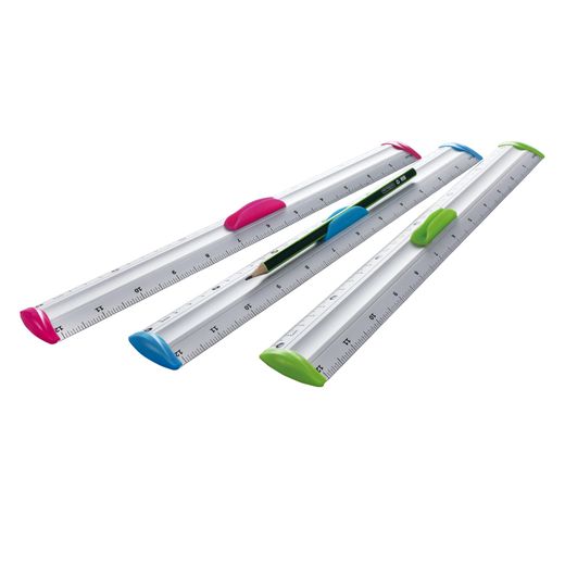 Regla Aluminio 30 cm.