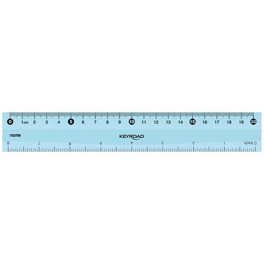 Regla Plástico 20 cm Pastel