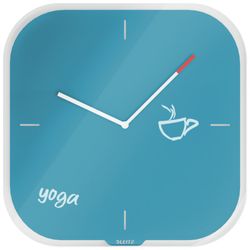 Horloge murale en verre cosy Leitz
