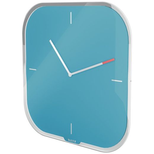 Horloge murale en verre cosy Leitz