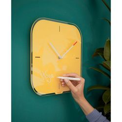 Horloge murale en verre cosy Leitz