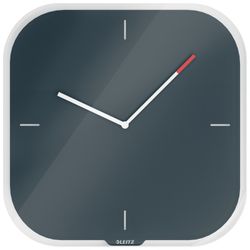 Horloge murale en verre cosy Leitz