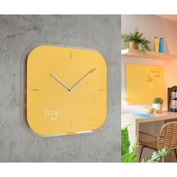 Horloge murale en verre cosy Leitz