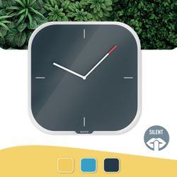Horloge murale en verre cosy Leitz