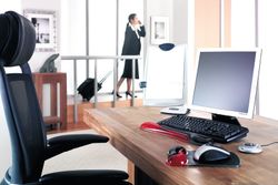 Descanso de pulso para teclado Kensington Duo Gel em azul/preto