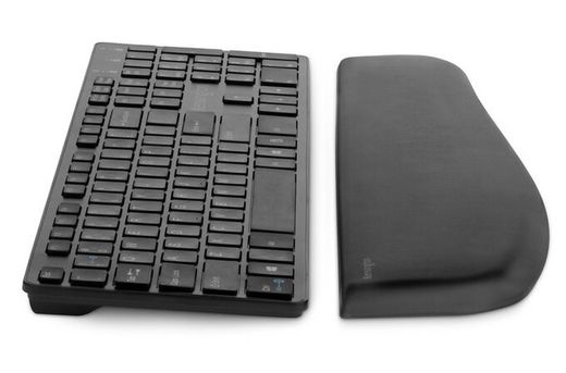 Reposamuñecas kensington ergosoft para teclados finos