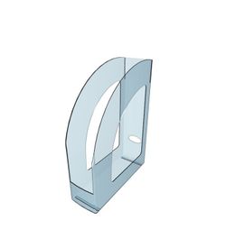 Porte-revues en plastique translucide