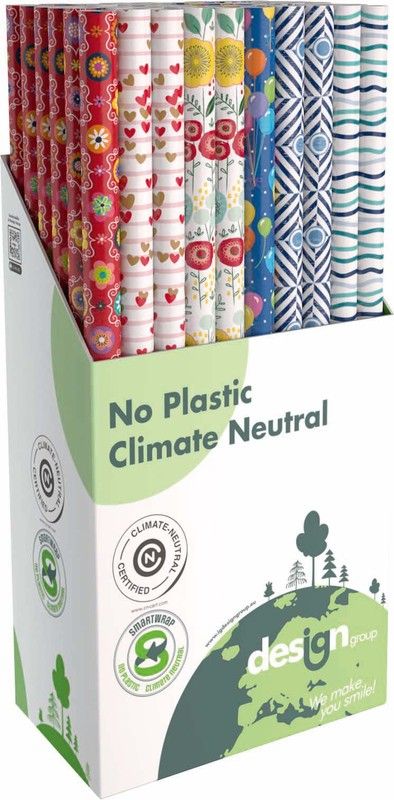 Rolo de papel de presente para TODAS AS OCASIÕES de 70 cm x 2 m.