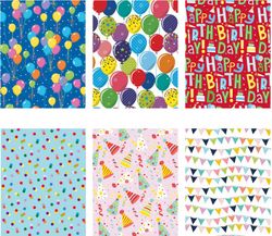 Rollo de papel de regalo FIESTA de 70 cm x 2 m