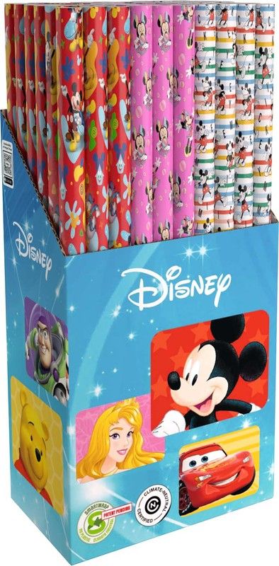 Rolo de embrulho 2 mt Mickey & Minnie